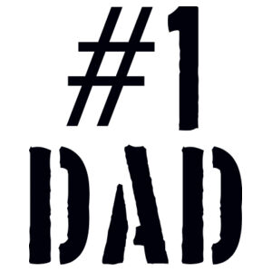 "#1 DAD" Mug Design