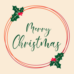 "Merry Christmas" Santa sack (pull cord) Design