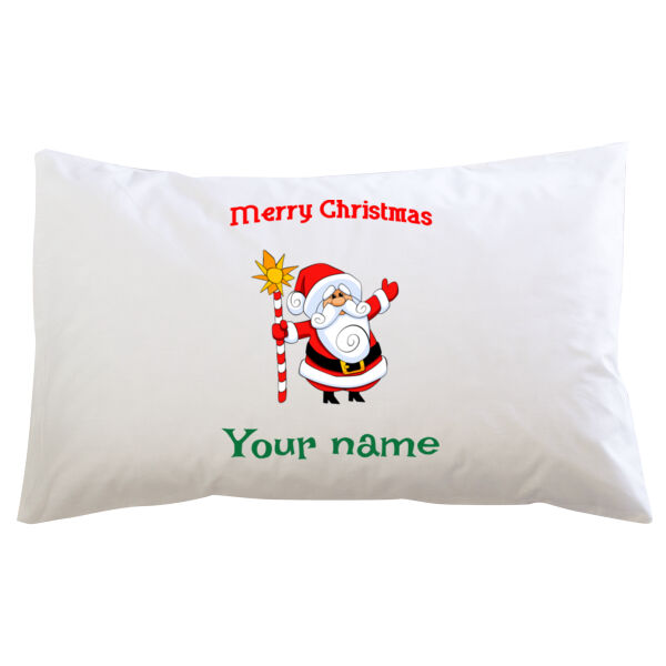 Personalised Santa Pillow case Thumbnail